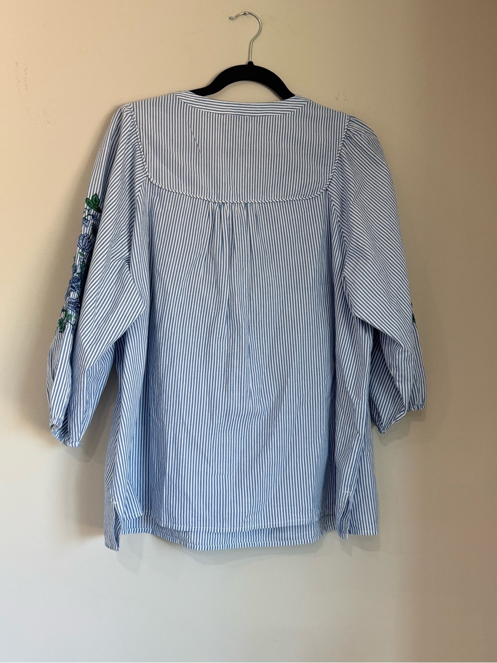 Talbots Embroidered Stripe Popover 2XP NWT - Picture 7 of 7